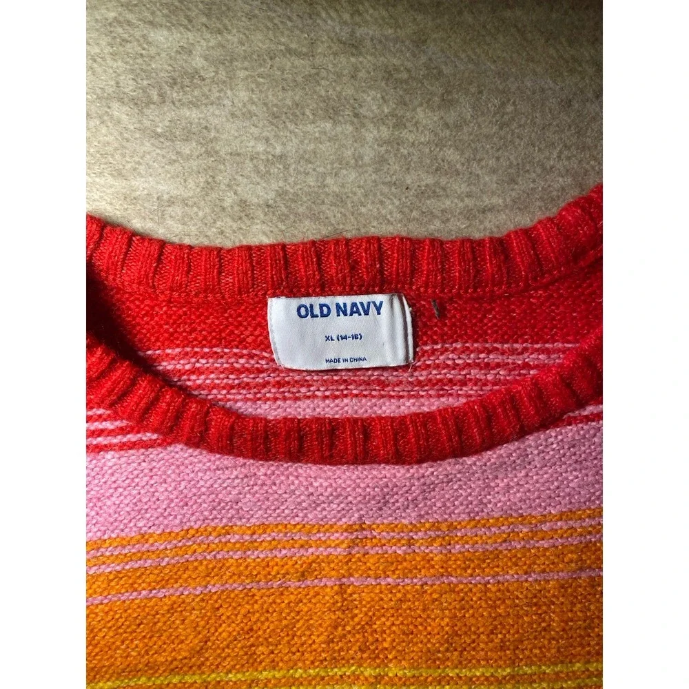 Old Navy Rainbow Sweater Girls XL (14-16)